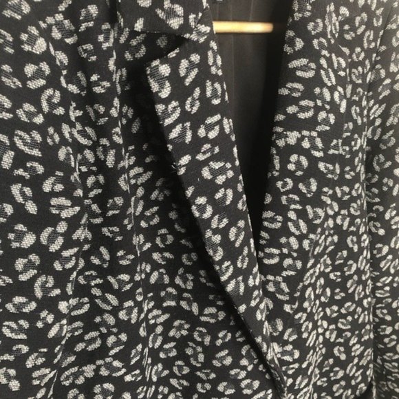 Lucky Brand Pea Coat Floral Black Mid Length Lined Jacket XS - Picture 2 of 5